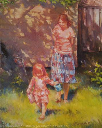 Sunlight spots (20.5x24.5'' framed (16x20'' unframed))