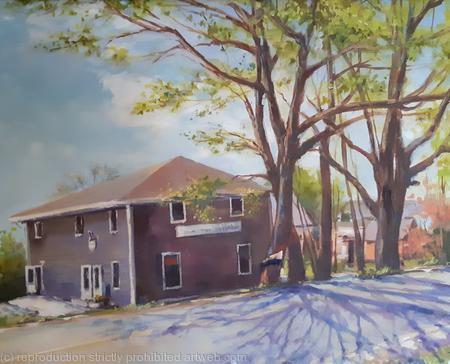 THE COFFEE HOUSE IN HUBBARDS (16X20'')