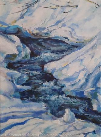 Spring stream 2 (12x16'')