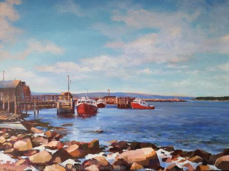 RESTING ON THE OCEAN,  SOLD