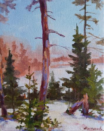 Winter miniature (SOLD)