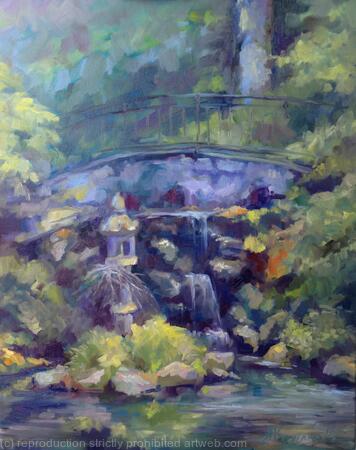 Japanese garden (plenair) 16x20'' 