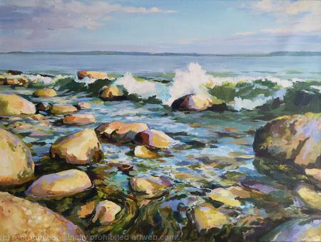 Warm stones (SOLD BY ARGYLE FINE ART GALLERY)