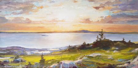 Golden sunset 2, (SOLD)