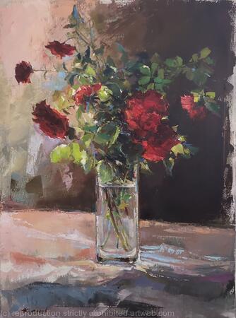 Wild roses - (Sold on Artfinder.com)