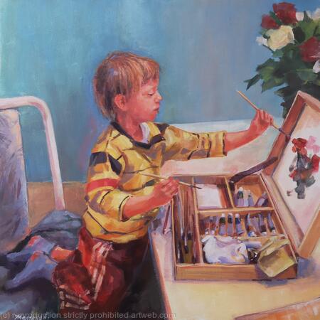 The symphony of colors (20x20x1.5'') (