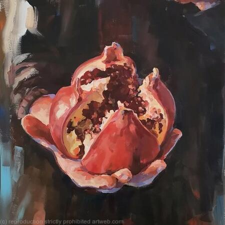 Magic of life, original acrylic on canvas painting (16x20x0.7'')