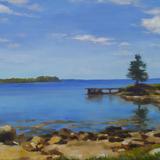 Lone mooring line (22x28x0.7'') SOLD