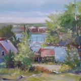 Plein air at Scott Manor (16x12x0.7'')