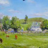  The farm on Glooscap Trail (plein air) (SOLD)