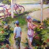 Flower-bed (Childhood series) (16x20x0.1