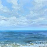 Where the sea meets the sky (9×12