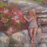 Flower elf (Childhood series) (9x12')