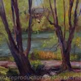 Spring in High Park, pleinair, 16x20''