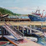 PORT LUNENBURG, PLEIN AIR (16X20