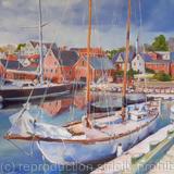 SUNNY DAY IN LUNENBURG (18X24X1.5)  (This artwork is SOLD by Teichert gallery.)