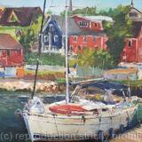 Shining boat (plein air) (16x20x0.7'') (SOLD by Teichert Art Gallery)