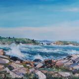 Seascape (plein air) (14×18') 