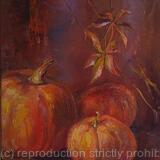 Still life with pumpkin, 11x14x0.7''