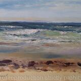 Seascape (plein air) (14x18x0.7'') SOLD