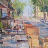 Hydrostone 2019, plein air, original, one of a kind, oil on canvas impressionistic style painting, (12x16'1')