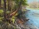 Forest river, oil on canvas, 30x40x1.5''