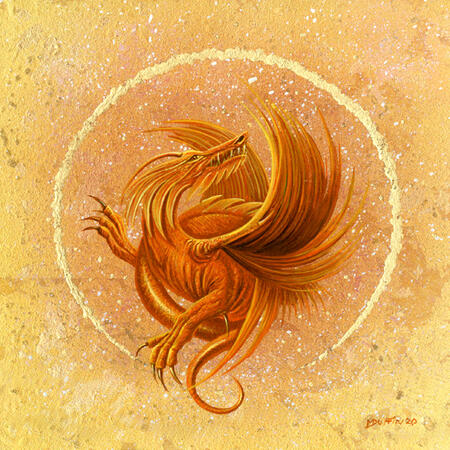 Autumn dragon - small