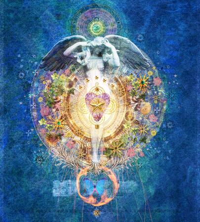 Heaven and Earth , blue