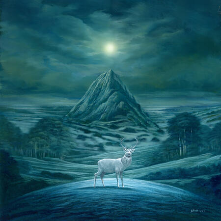 The moon and the Stag