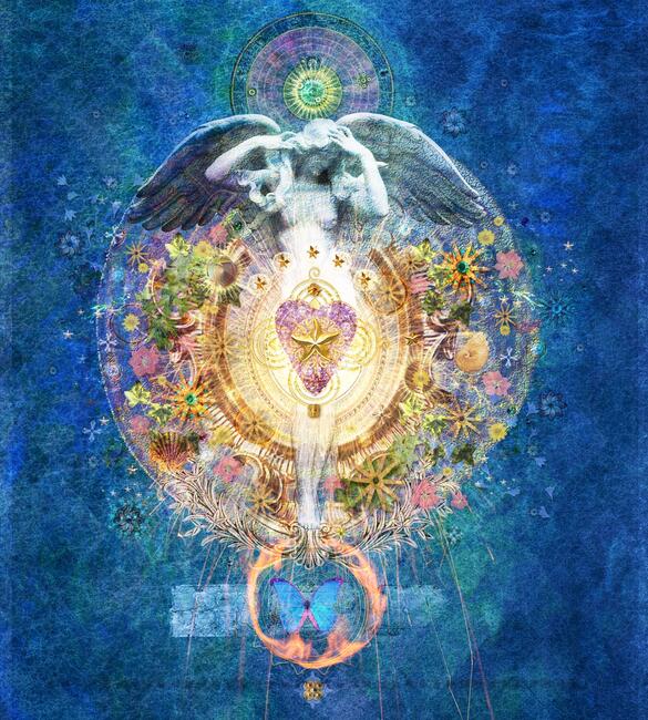 Heaven and Earth , blue