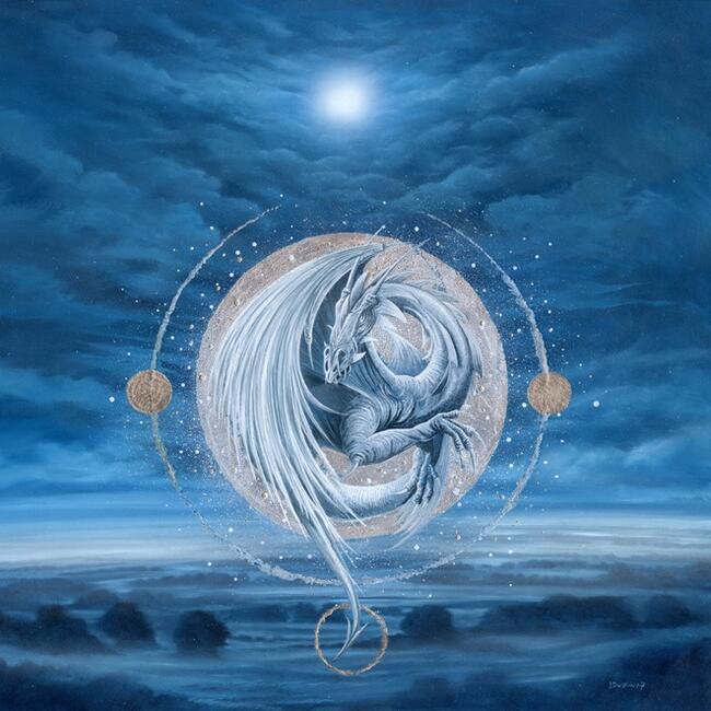 The moon Dragon