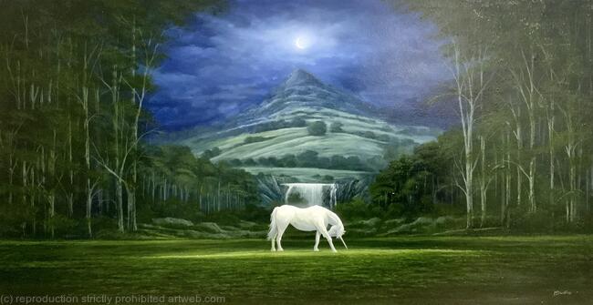 Beneath a Crescent Moon 