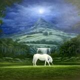 Beneath a Crescent Moon 