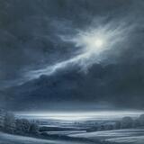 And the clouds pulled away from the moon 