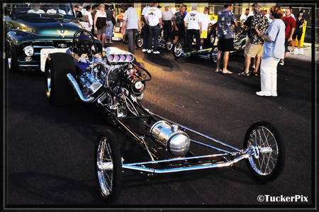 Vintage rail dragster