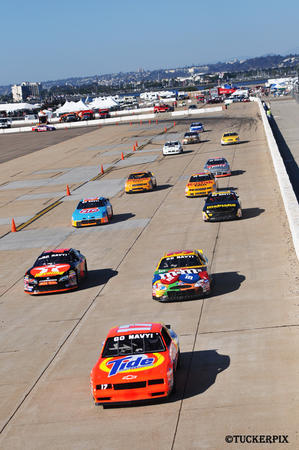 Vintage NASCAR start