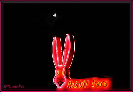 Vintage Rabbit Ears sign