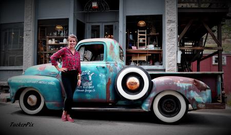 Dads Hot Rod shop Chevrolet pickup 