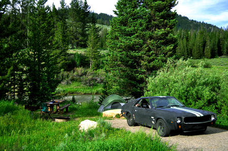 Kozy Campground (below Grand Tetons)