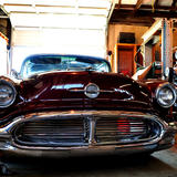 1956 Oldsmobile front view 