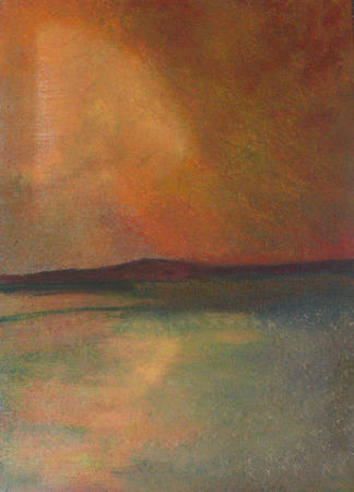 Sunset over the marshes