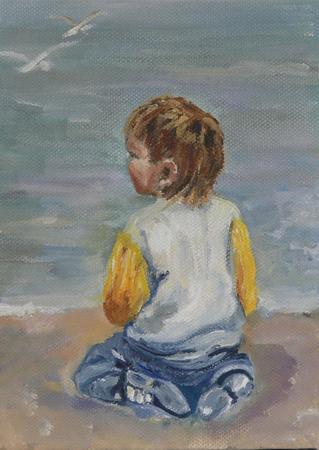 Looking out to sea 2 SOLD