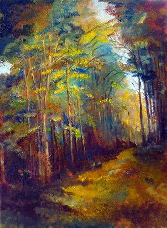 Avenue in Autumn Sold