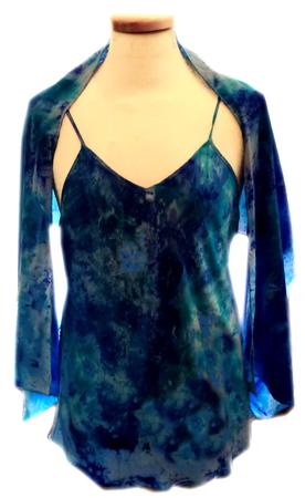 Cobalt  Royal camisole with matching scarf