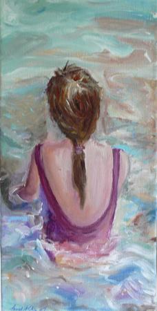 sitting in the shallows SOLD