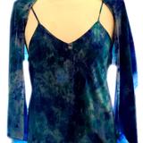 Cobalt  Royal camisole with matching scarf