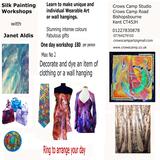 Silk painting workshops ad