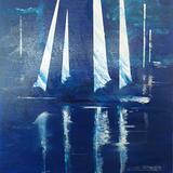 Sailing at Dusk SOLD