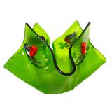 Nesting Robins Handkerchief Tea Light