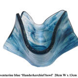 Aventurine blue Handkerchief bowl